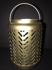 YANKEE CANDLE Metal Arrow Lantern Votive Holder 5.75" x 4" NWT - Picture 1 of 6