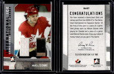 2006-07 ITG In The Game Marcel Dionne Silver Game Used Stick & Jersey #SJ-27