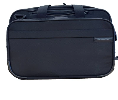 Briggs & Riley @Work Large Expandable Ballistic Nylon Briefcase - Black - Image 1 of 4