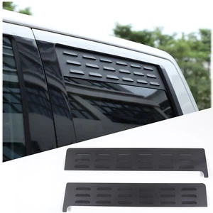 Alloy Rear Window Ventilator Louver Window Trim Exterior For Toyota Tundra 22-23 - Picture 1 of 10