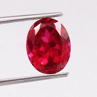 Pigeon Red Mozambique Ruby Oval Cut Gemstone | 11x9mm July Birthstone Jewelry - Image 1 of 4