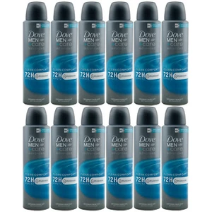 Dove Men CLEAN COMFORT Deo Spray 12 x 150ml 72H Pflegecreme Anti-Transpirant - Bild 1 von 1
