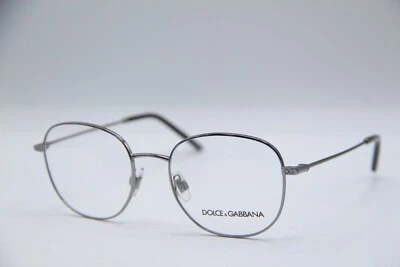 NUEVAS GAFAS DOLCE & GABBANA DG 1332 04 PLATEADAS NEGRAS AUTÉNTICAS 52-19 145 Foto 1 de 4