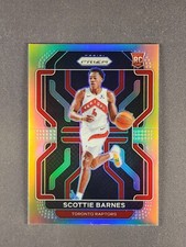 2021-22 Panini Prizm #320 Scottie Barnes Silver Rookie Card RC Toronto Raptors