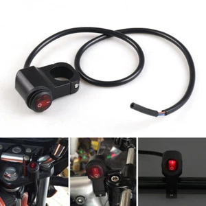 12V Motorcycle Handlebar light On/Off Switch Waterproof ATV Headlight Fog Spot - Picture 1 of 6