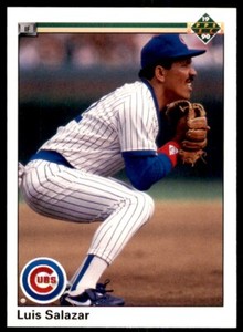 1990 Upper Deck Luis Salazar . Chicago Cubs #6