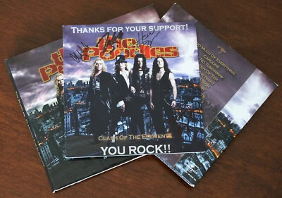 The Poodles - Clash Of The Elements CD Digipak EU LTD ORG Signed Card +Poster EX - Image 1 of 4