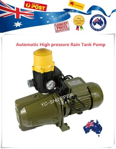 Bomba de tanque de agua de lluvia automática de alta presión ajustable hogar jardín protección seca - Imagen 1 de 2