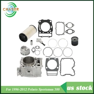 1996-2012 96-12 CYLINDER PISTON GASKET TOP END KIT FOR POLARIS SPORTSMAN 500 HO - Picture 1 of 16