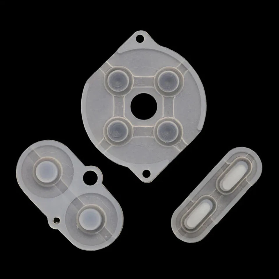 FÜR NINTENDO RetroSix Silikon Pads in verschiedenen Farben für Game Boy Color Transparent ...