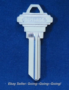¡RARO! LLAVE ORIGINAL SCHLAGE 924E EN BLANCO HERMOSA NÍQUEL PLATA SC9 FABRICANTE DE EQUIPOS ORIGINALES NUEVO DE LOTE ANTIGUO 6 PINES - Imagen 1 de 5