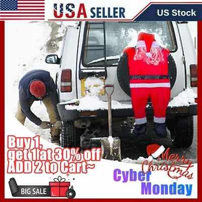 Colgante de Navidad Papá Noel Decoración Coche Patio Escalada Fiesta de Navidad Interior Exterior Foto 1 de 4