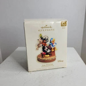 Hallmark Keepsake Ornament Sing-Along Pals Mickey Donald And Goofy Disney - Picture 1 of 8
