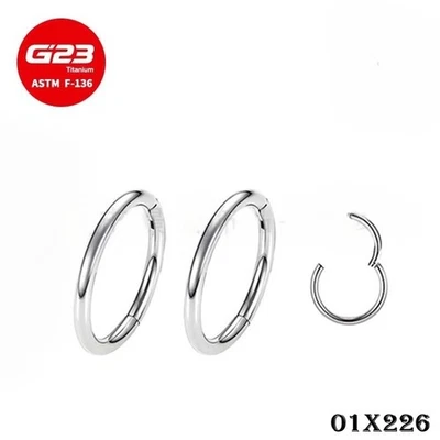 G23 Titan Nasenpiercing Ring Nasenring Piercing Ohr Silber F136 Ohrringe Titan - Bild 1 von 4