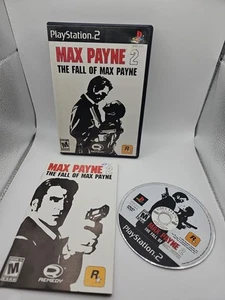 Max Payne 2: The Fall of Max Payne (Sony PlayStation 2, 2003) Cib Tested Works - Picture 1 of 4