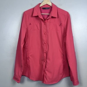 REI Camicia Donna Roll Tab Manica Ventilata Campeggio Outdoor Taglia M; Escursionismo, Pesca - Foto 1 di 17