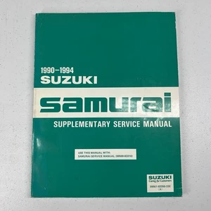 Suzuki Samurai 1990-94 manual de servicio complementario - Imagen 1 de 12