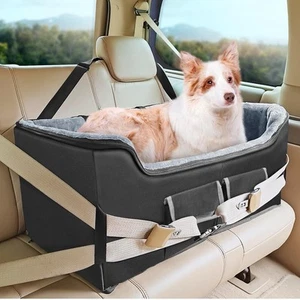 Asiento elevador de coche para perros, asientos elevados de coche para mascotas para perros grandes medianos con seguridad L - Imagen 1 de 8