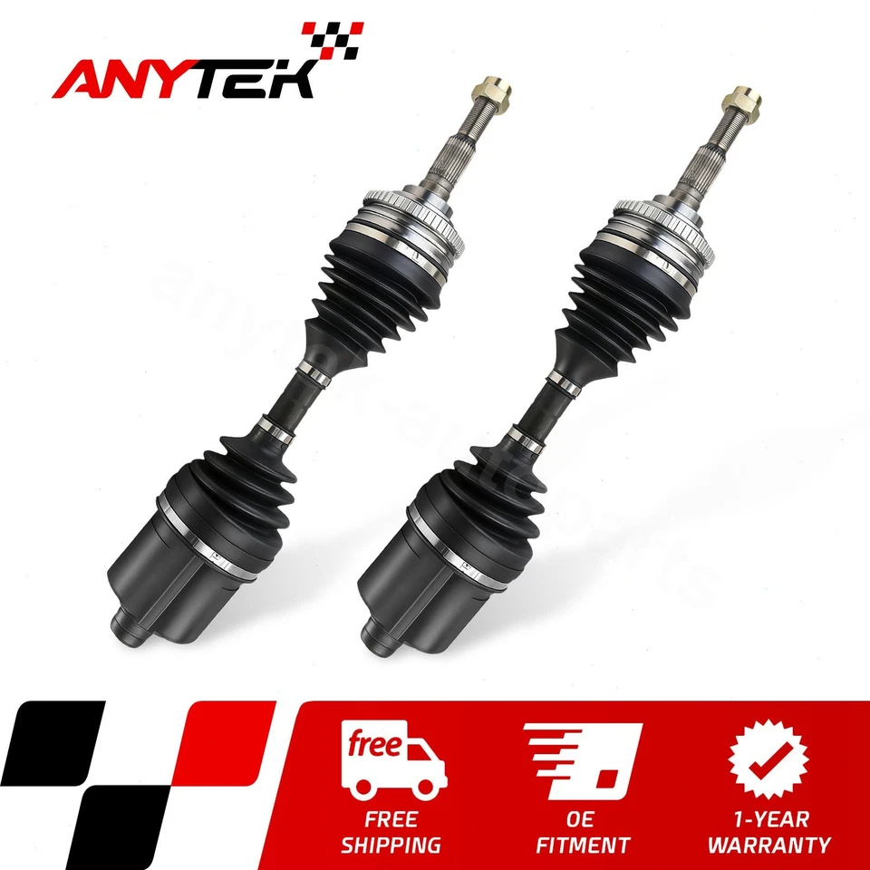 Eje delantero CV de 2 piezas para Chevy Cavalier Sunfire 1995-2005 con 4 velocidades Automático Foto 1 de 4