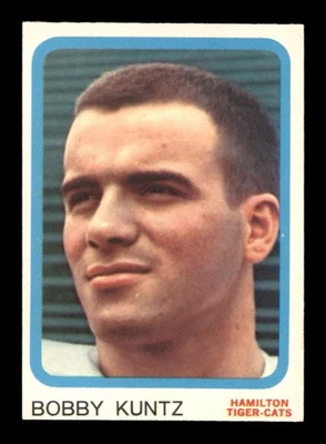 1963 Topps CFL #38 Bobby Kuntz   NM X3192849 - Image 1 of 2