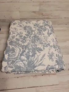 Pottery Barn Sauerampfer Toile King/Cal King Bettbezug Blau  - Bild 1 von 2