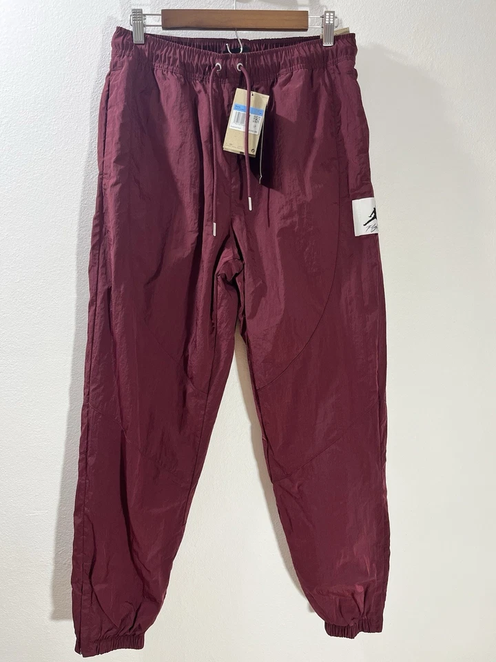 L Nike Air Jordan 4 Flight Essentials Statement Pants Maroon DQ7474-680 Men