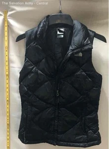 The North Face Womens Black Sleeveless Full-Zip Quilted Puffer Vest Size Small - Picture 1 of 6
