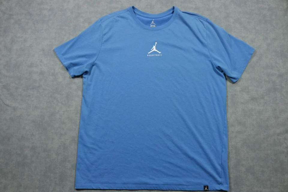 Camiseta deportiva Nike Jordan Dri-Fit de baloncesto para hombre XL azul con logotipo de Jumpman Foto 1 de 4