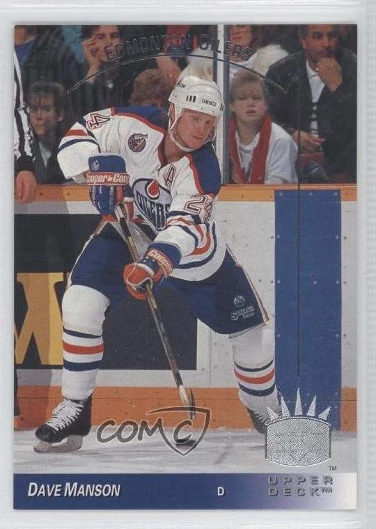 1993-94 Upper Deck SP Insert Dave Manson #50 - Image 1 of 2