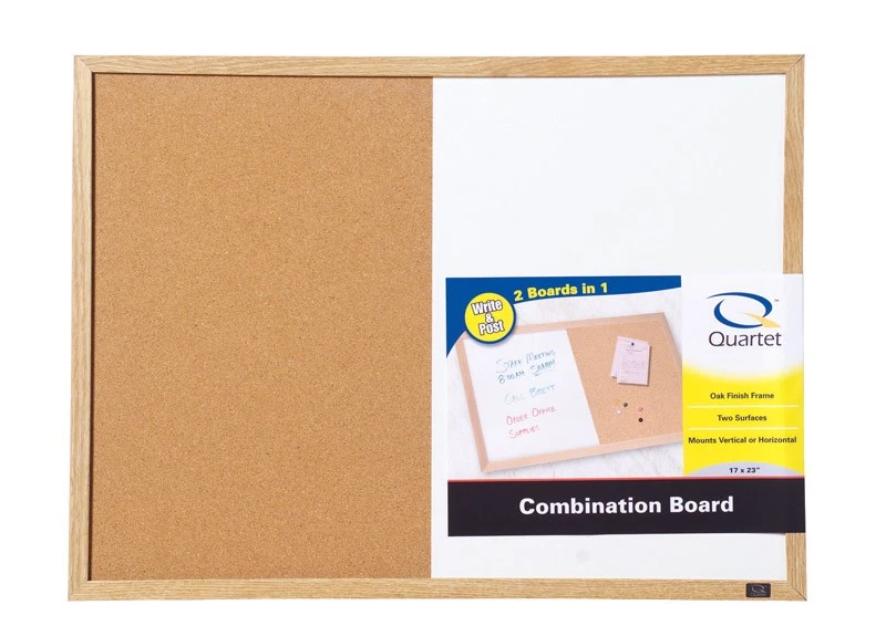 Quartet 17 in. H X 23 in. W Screw-Mounted Bulletin Board/Dry Erase Board - Image 1 of 1