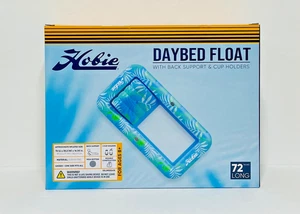New Hobie 72" Daybed Float with Back Support (72" x 38" x 14") PVC Pool Raft - Picture 1 of 1