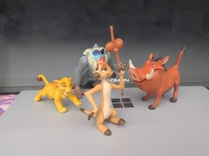 Vintage Mattel Disney The Lion King Collectible Figure Simba pumba rafiki Timon - Picture 1 of 12