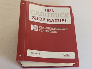 Ford 1986 Car/Truck Shop Manual Engine/Emissions Diagnosis Parts Service - Picture 1 of 4