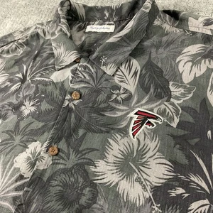 Tommy Bahama Hemd Herren 2XLB Big Atlanta Falcons Hibiskus Hawaii Camp Freizeit - Bild 1 von 15