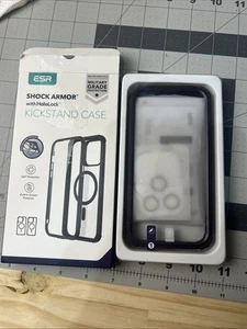 ESR iPhone 14 Pro Case,Shock Armor W HaloLock,MagSafe Kickstand, Clear Purple - Picture 1 of 1