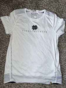 Under Armour Notre Dame Fighting Irish Women's Medium Soccer T-Shirt - Picture 1 of 6