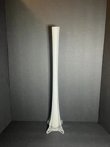 Decorative Wedding Party Centerpiece White Glass Eiffel Tower Tall Bud Vase 20" - Picture 1 of 8