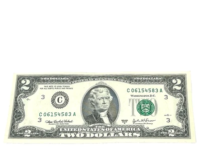 U.S. 2003A, $2.00 FEDERAL RESERVE NOTE, UNCIRCULATED, S/N C 06154583 A (#535) - Image 1 of 2