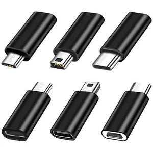 USB-C Adapter Set (6 Stück) – Mini USB & Micro USB auf USB-C YRIKE - Bild 1 von 10