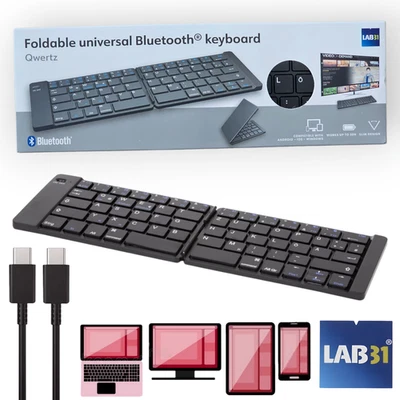 LAB31 Teclado Plegable Teclado IA Touchpad Bluetooth Inalámbrico Mini Teclado - Imagen 1 de 4