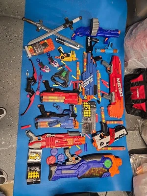 30+ Nerf Rival Gun Lot & Other Comparable Weapons, Ammo, Clips & Accessories - Image 1 of 4