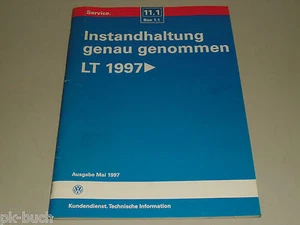 Werkstatthandbuch Instandhaltung Exactamente Tomado VW Lt Desde 1997 ,Stand - Imagen 1 de 1