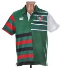 Leicester Tigers England Rugby Union Polo Shirt Jersey Canterbury Size M Adult