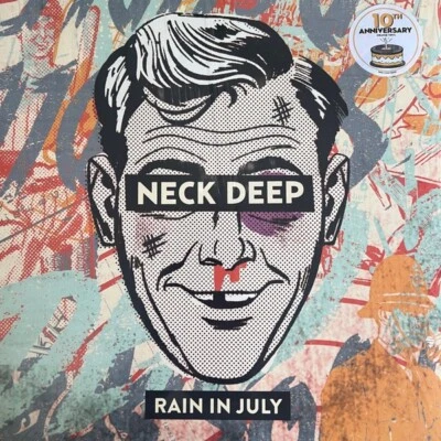 Neck Deep - Rain In July EP - 12" .45 RPM Colored Vinyl - NEW POP PUNK RECORD - Image 1 of 2