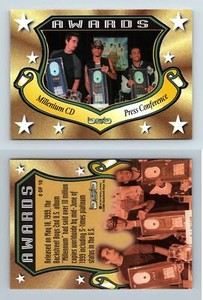 Backstreet Boys Black & Blue #8/10 Awards 2000 Winterland Trading Card