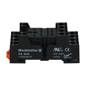 Scatola da 10 Weidmüller FS 4CO - 7760056107 Base relè accoppiamento, PIN presa: 14 - Foto 1 di 8