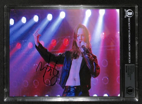 Mark Wahlberg Rock Star Signed 8x10 Photo Auto Grade 10 BAS (Grad Collection) Cover