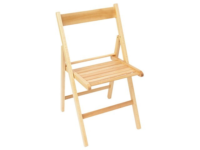 Sedia Pieghevole In Legno Di Faggio Sicignano - Compatta, Leggera, Made In Italy - Foto 9