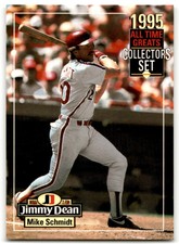 1995 JIMMY DEAN ALL-TIME GREATS MIKE SCHMIDT PHILADELPHIA PHILLIES #NNO