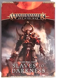 Warhammer AoS - "SLAVES TO DARKNESS - Warscroll Cards" - Deutsch - Neu & OVP - Bild 1 von 2